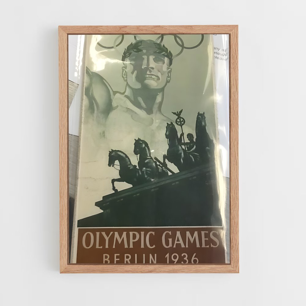 Poster L'Histoire En Pages – affiche Jeux Olympiques (vue 4)